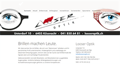 Desktop Screenshot of looseroptik.ch