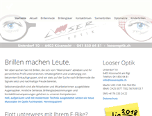 Tablet Screenshot of looseroptik.ch